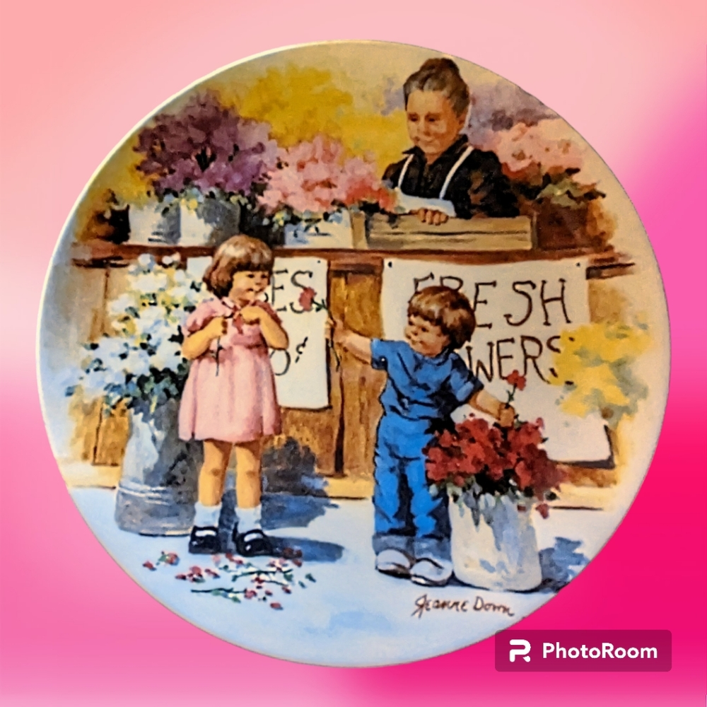The Flower Arrangement Collectible Plate